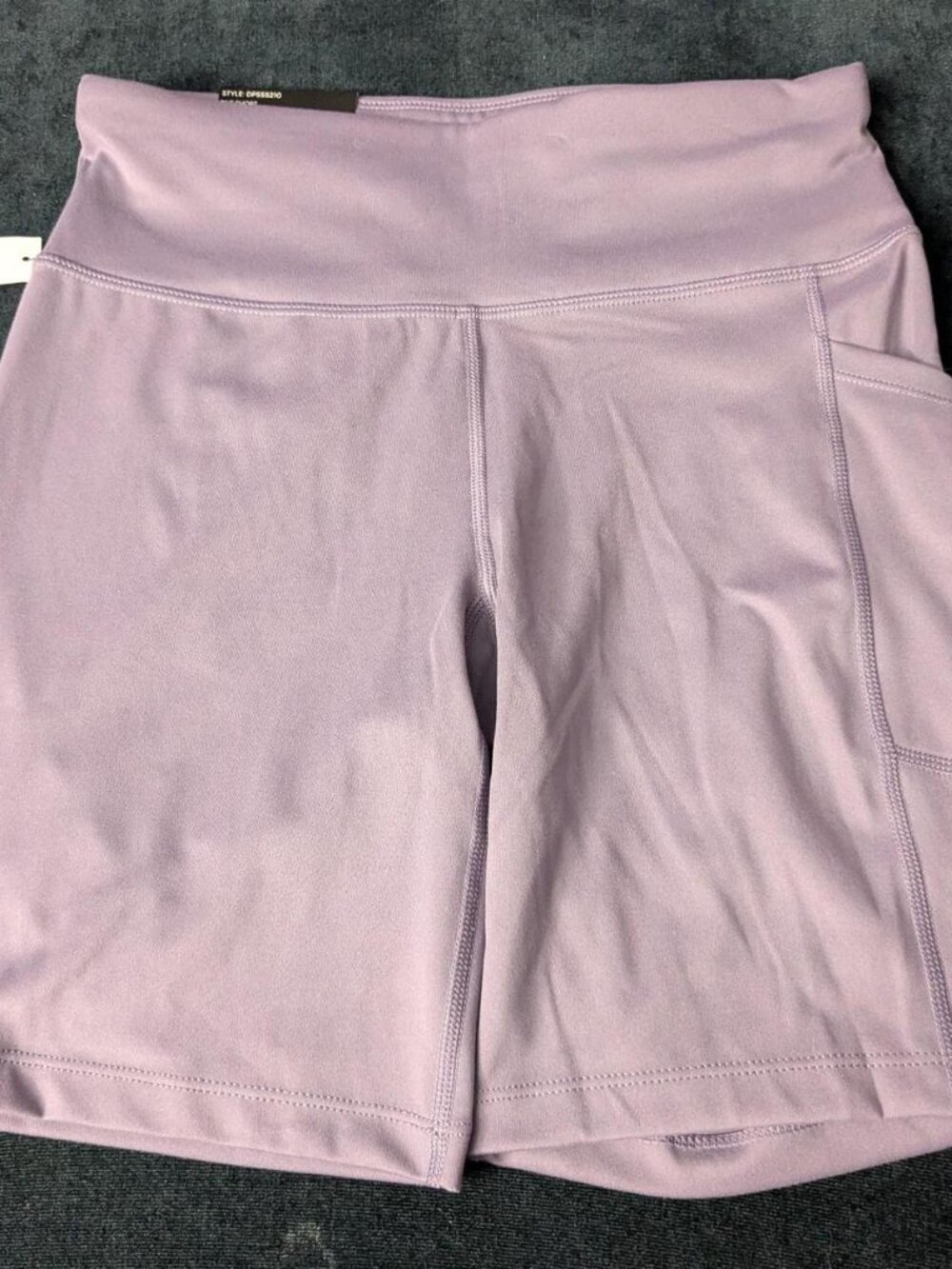 NWT! DKNY Pastel Purple High Waisted Bike Shorts Size S
